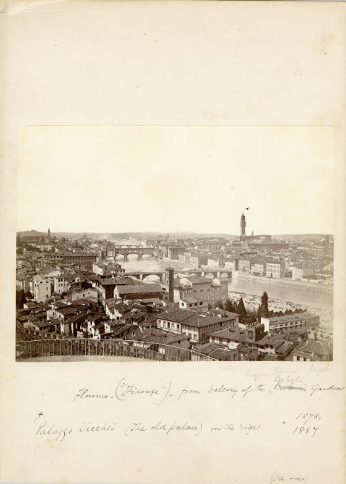 Palazzo Vecchio, recto; Westminster Abbey, verso