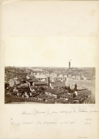 Palazzo Vecchio, recto; Westminster Abbey, verso