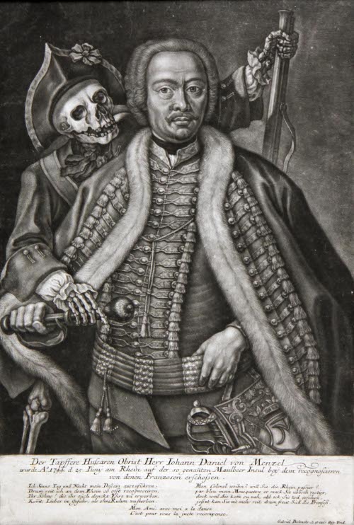 Portrait of Johann Daniel von Menzel