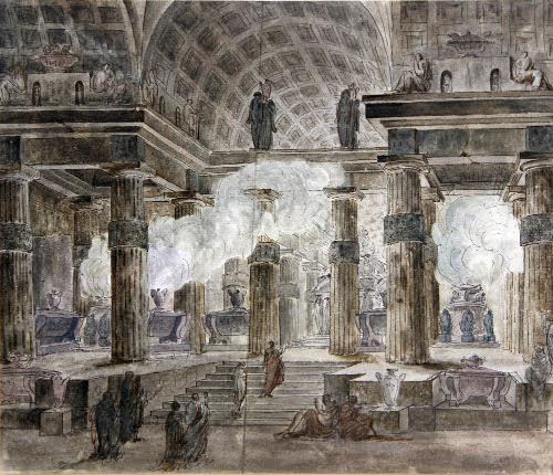 Interior of a Temple