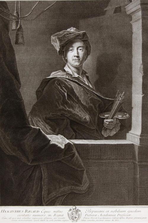Portrait of Hyacinthe Rigaud