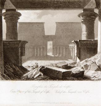 Outer Court of the Temple at Edfu