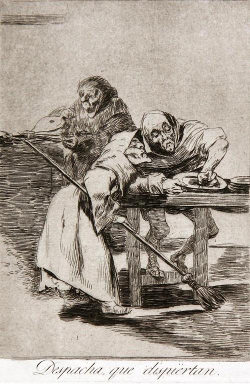 Capricho No. 78: Despacha, Que Despiertan (Hurry, they're Waking Up)