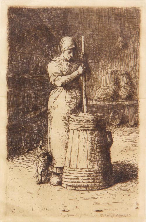 Woman with Butterchurn