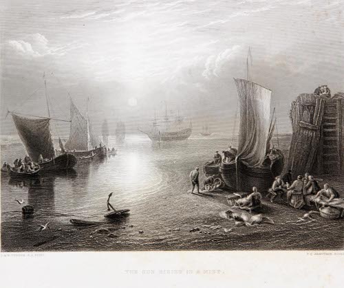 The Sun Rising in a Mist