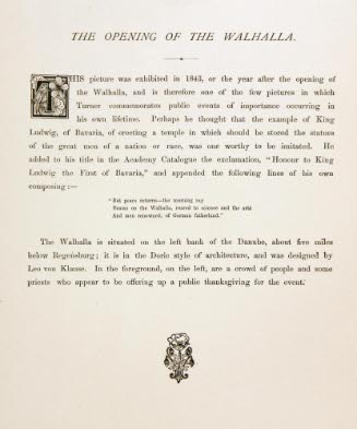 The Opening of Walhalla
