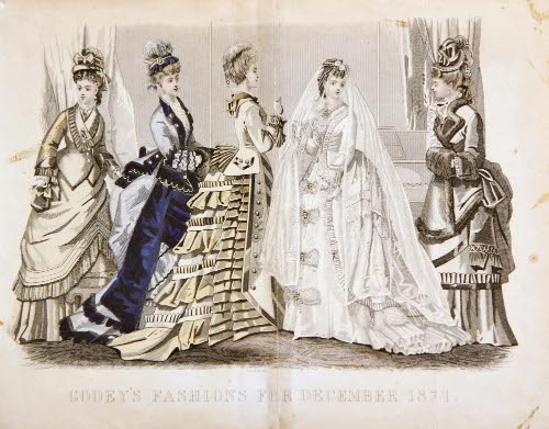 Godey's Fashions for December 1874