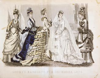 Godey's Fashions for December 1874