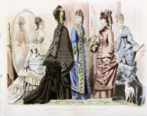 NOVEMBER 1876 THE AFTERNOON RECEPTION, Peterson's Magazine