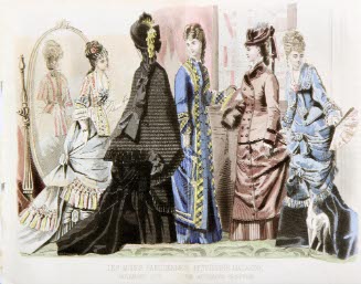 NOVEMBER 1876 THE AFTERNOON RECEPTION, Peterson's Magazine