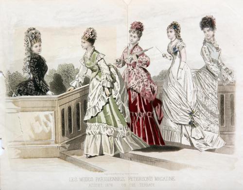 AUGUST 1876 ON THE TERRACE, Peterson's Magazine