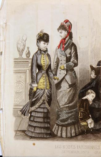 Fashion plate for Peterson's Magazine, September 1879