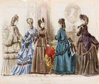 Fashion plate, Peterson's Magazine, NOVEMBER 1871