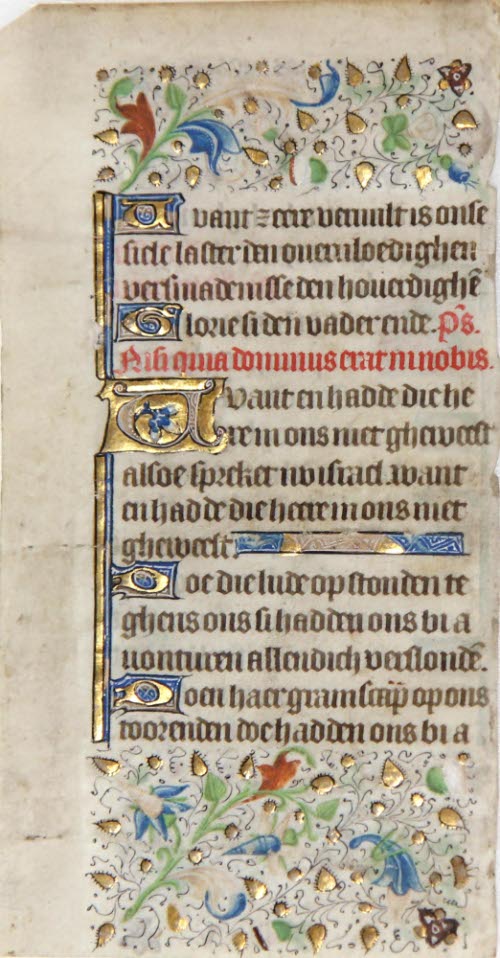 Illuminated Manuscript Page