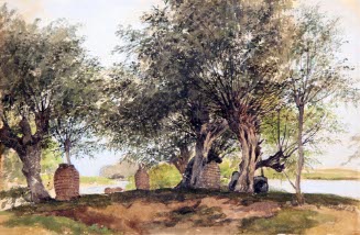 River Landscape with Fish Weirs