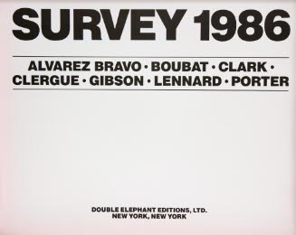 SURVEY 1986 PORTFOLIO
