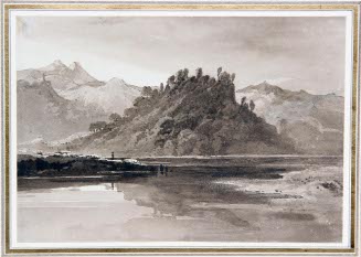 Hills By A Lake