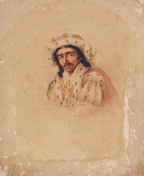 Portrait of Kean as Richard III