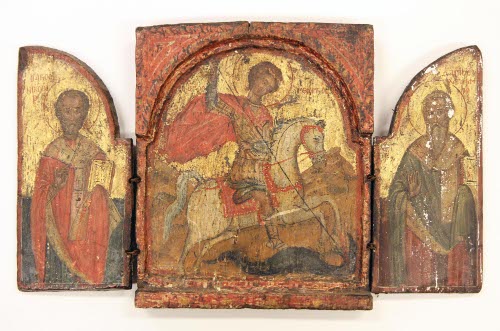 Saints Nicolas, George & Haralompos