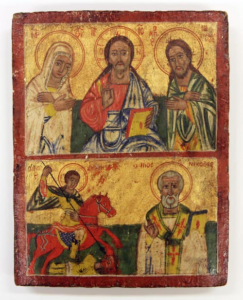 The Virgin, Christ and St. John the Baptist with two Saints
