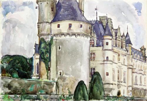 Chateau Chenonceau, verso