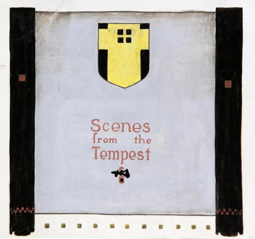 Title page for Scenes from the Tempest