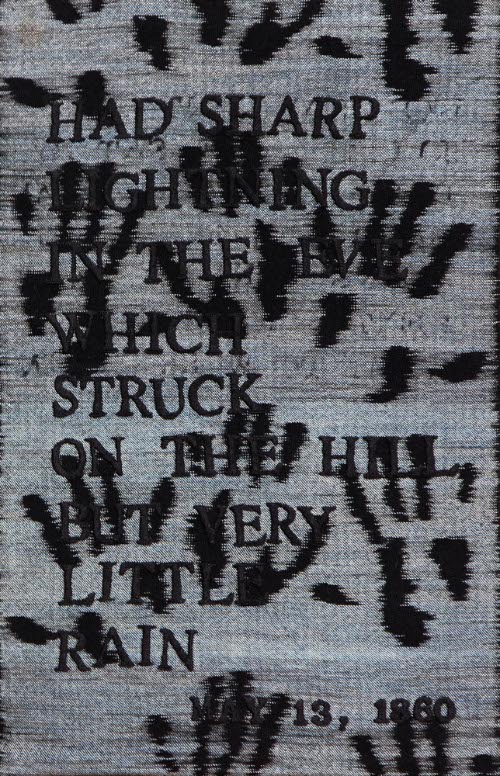 Handprint Series, Had Sharp Lightning