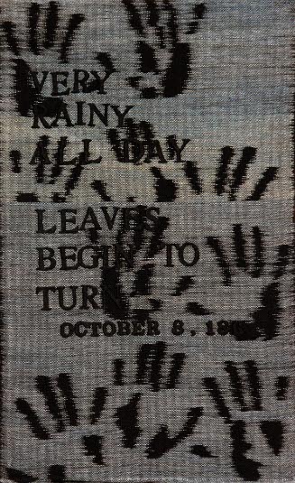 Handprint Series, Very Rainy All Day