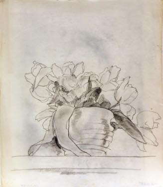 [Tulips in vase]