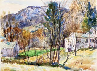 [Landscape with White House]