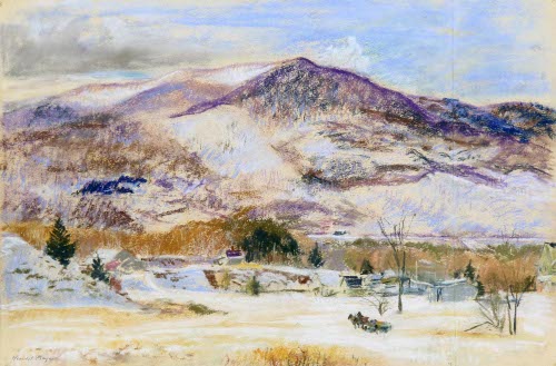Winter Landscape with Sleigh