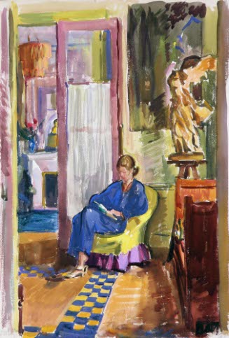 Woman reading