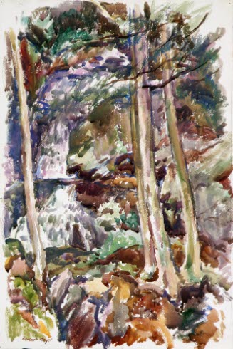 Brook with Trees