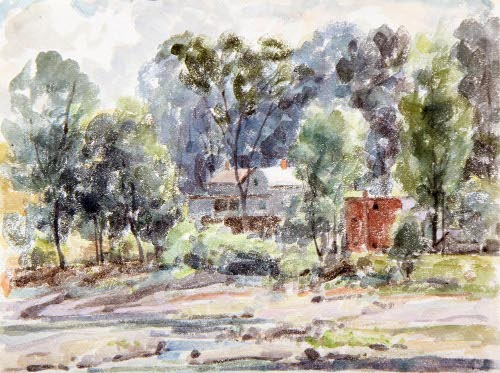 Landscape with Houses