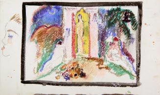 [Figures with Arched Entranceway]