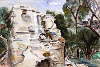 Landscape with Rock Outcrop