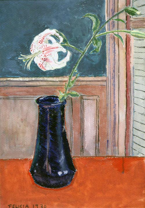 [Lily in Vase]