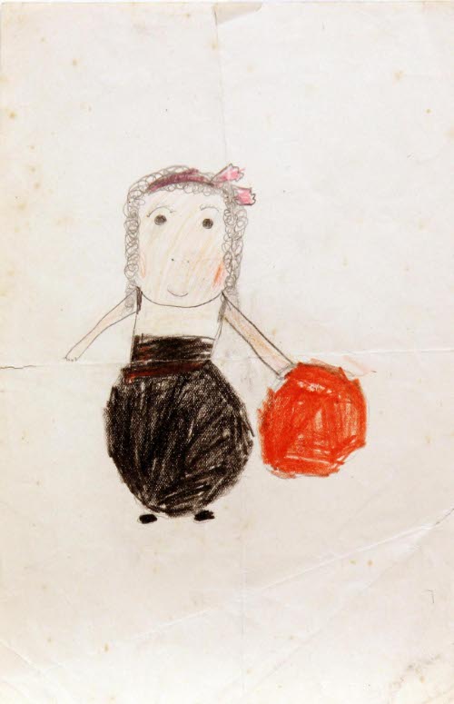 Girl with a Red Ball