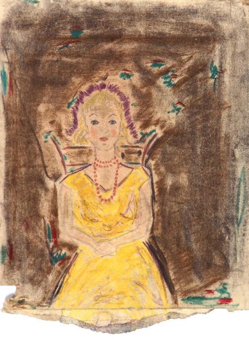 [Woman in a Yellow Dress]