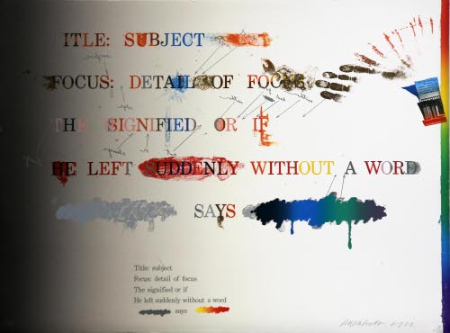 "No!" says the Signified, Untitled #2