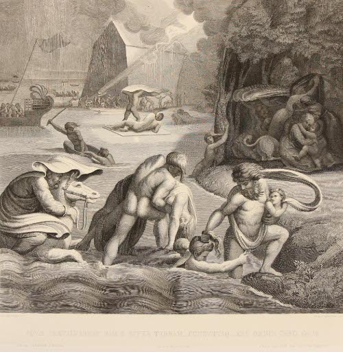 Gen. VII Aquae Praevaluerunt Nimis Supere Terram...