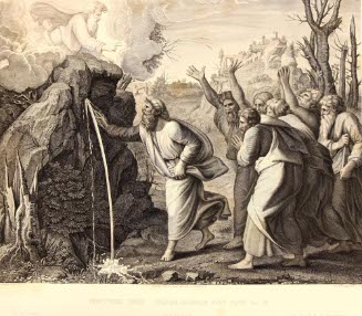 Percutiens Virga...Silicem, Egressae Sunt Aquae Exodis XVII