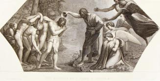 Jesus Baptizatus est a Joanne in Jordane. Mark. I