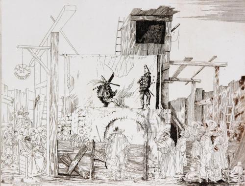 Commedia dell'Arte VII-A, 'Arlecchino and Brighella'
