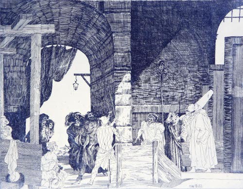 Commedia dell'Arte VIII-A, 'The Duel'