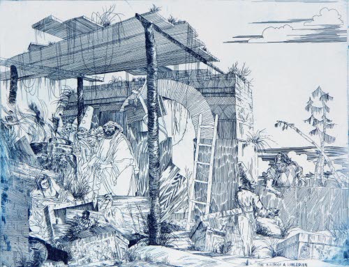 Commedia dell'Arte XX-A, 'The Birth of a Harlequin'