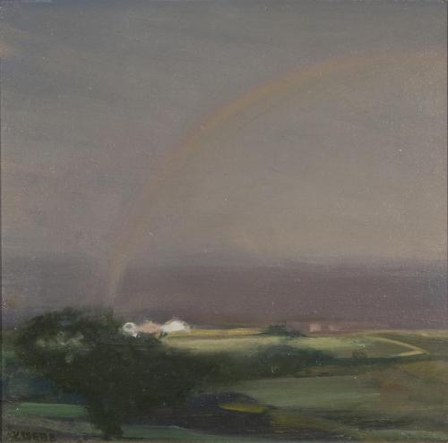 Landscape with Rainbow