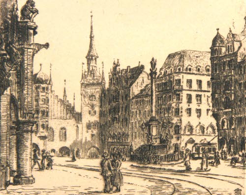 Munchen, Marienplatz