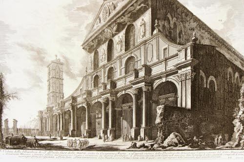 Veduta della Basilica di S. Paolo Fuor Delle Mura
