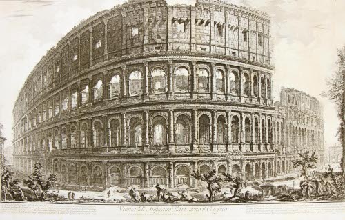 Veduta dell' Anfiteatro Flavio, detto il Colosseo